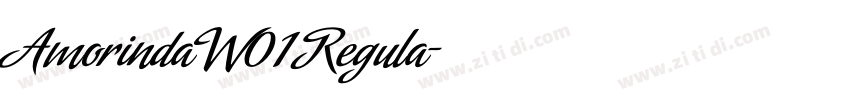 Amorinda W01 Regula字体转换